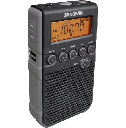 Fickradio Sangean DT800 Svart