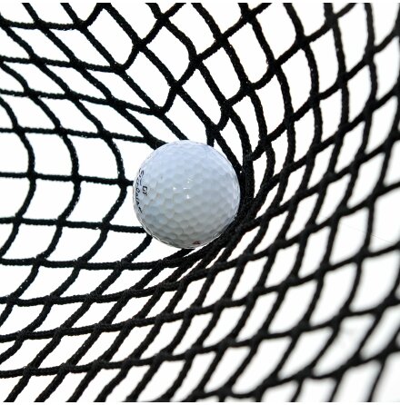 Golfnät 1mm tråd 20mm svart nylon