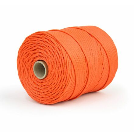 Lina fltad 2mm 500m flytande orange Polyeten