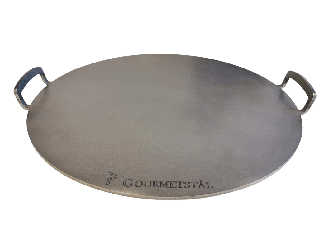 Pizzastål rund med grepp 49cm Gourmetstål