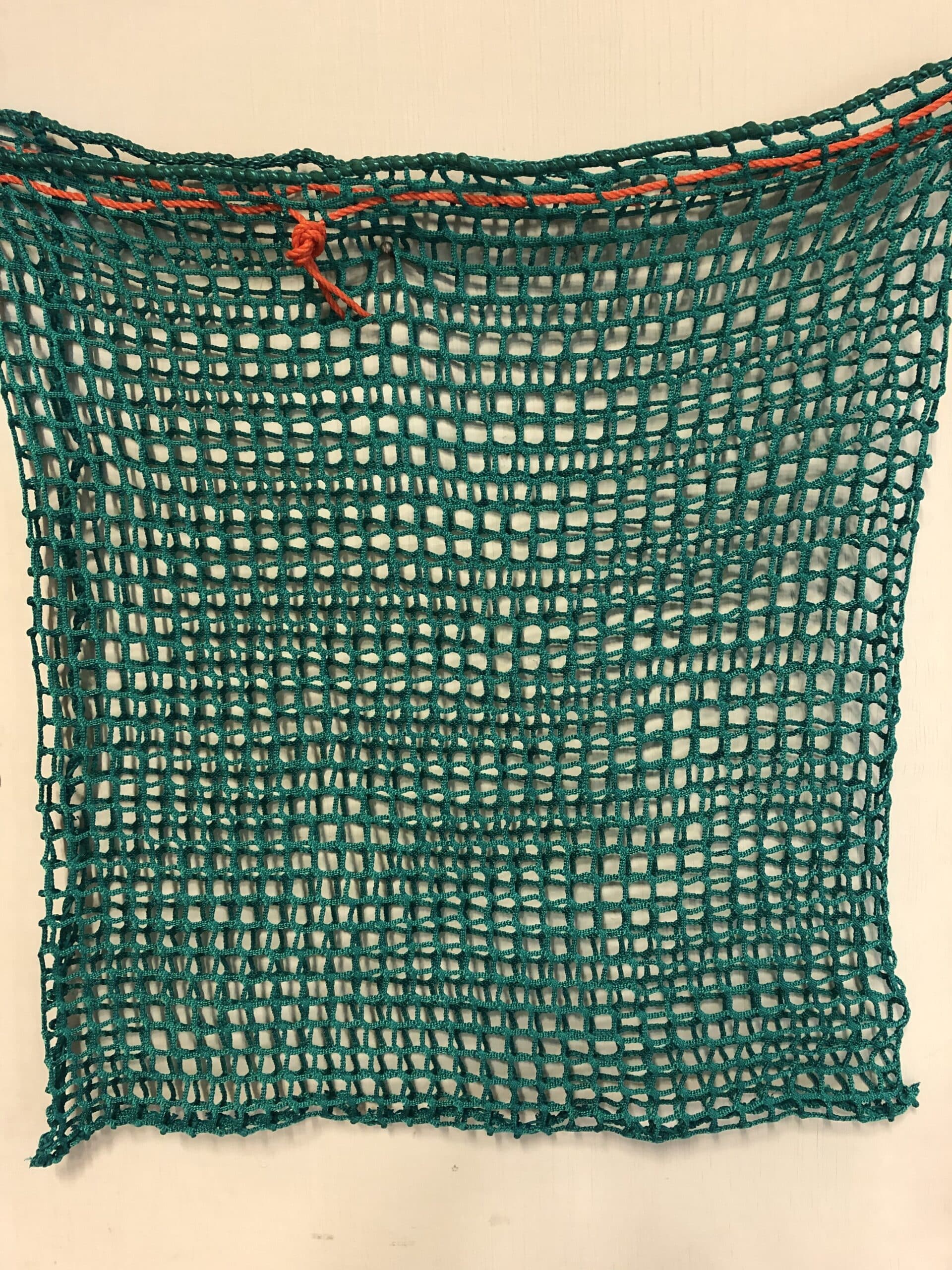 Höpåse 30 mm maska knutlös, 75 cm x 100 cm tråd 4mm med snöre - Bild 1