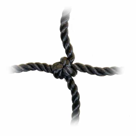 Hockeynät 2mm svart nylon 40mm - Bild 2