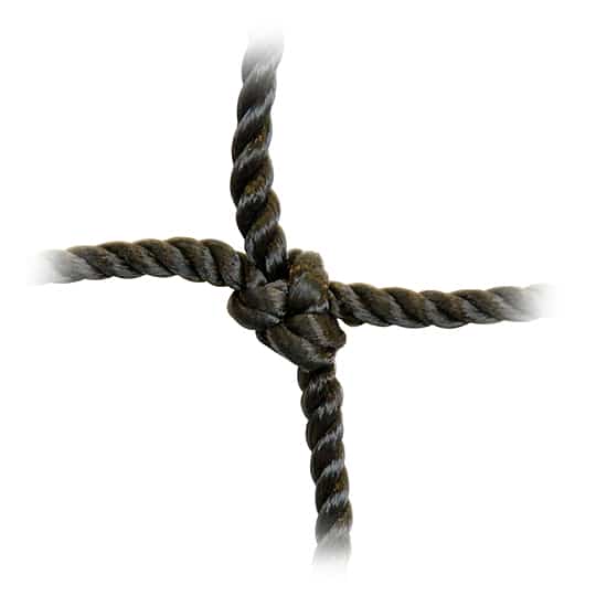 Hockeynät 3mm svart nylon 40mm - Bild 2