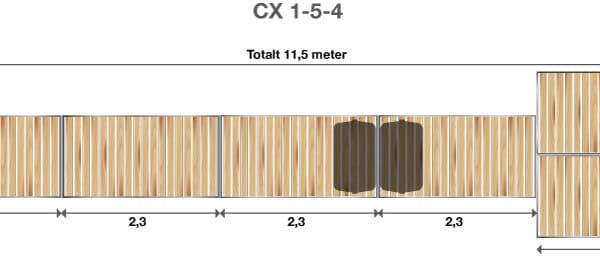 Brygga Rentukka CX 1-5-4, Landfäste för lös mark - Bild 1