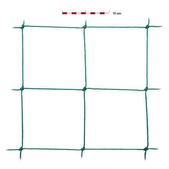 Fotbollsnät 5 m x 2 m 7-manna grön - Bild 3