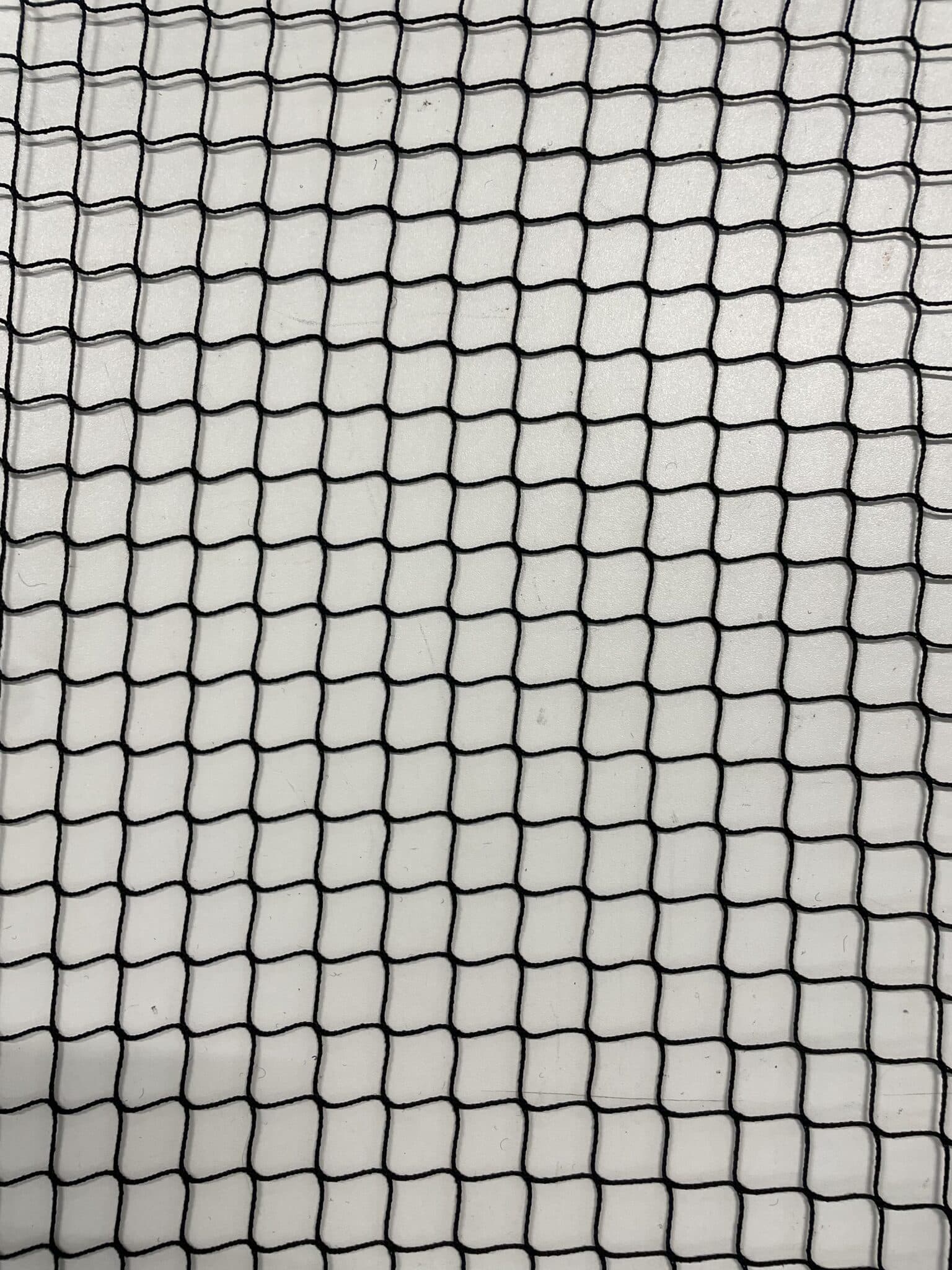 Fågelskyddsnät 20mm svart nylon 1mm knutlöst - Bild 2