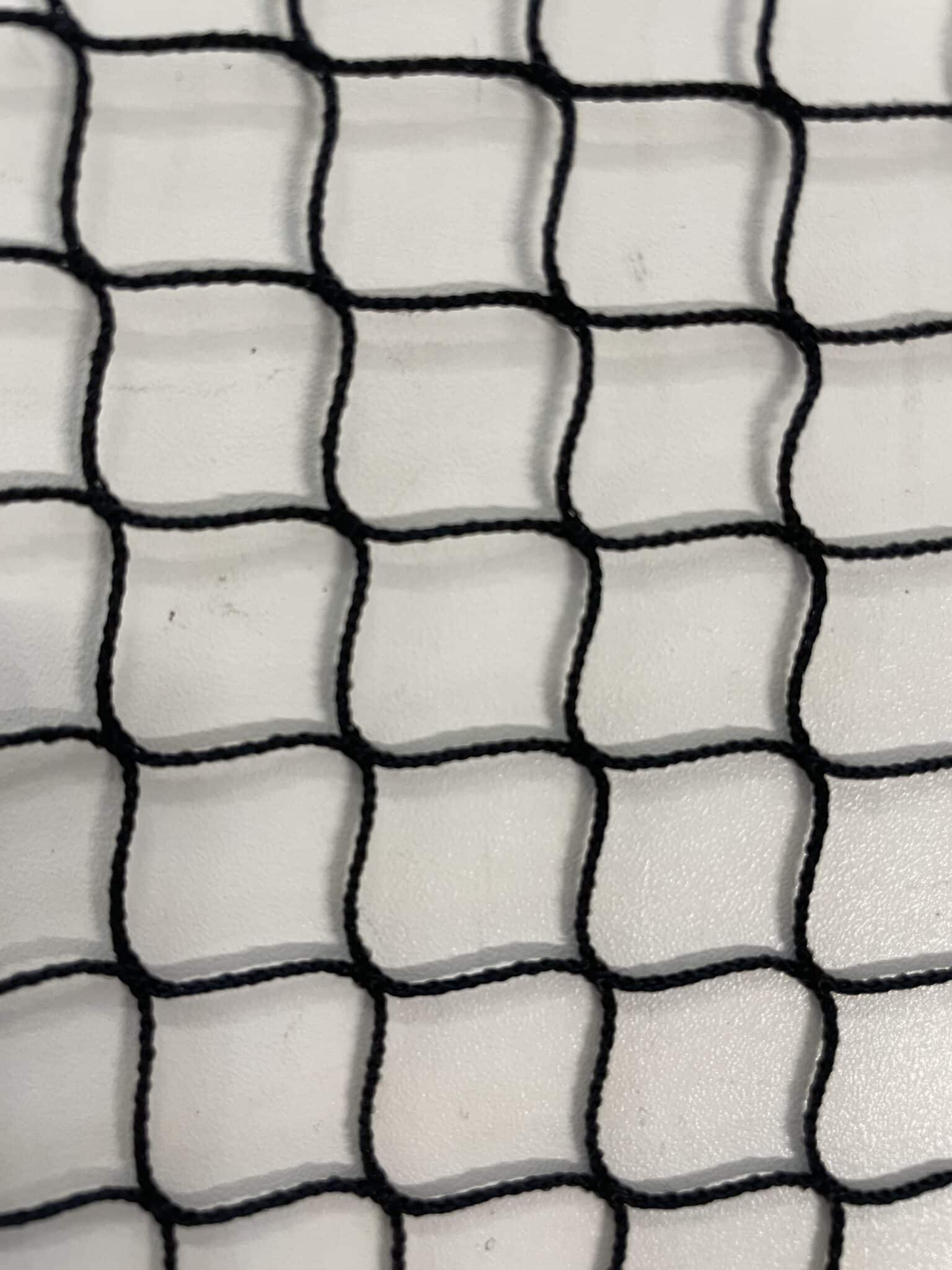Fågelskyddsnät 20mm svart nylon 1mm knutlöst - Bild 3