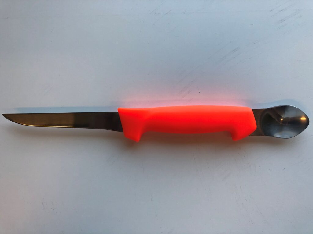 Renskniv med sked 120mm