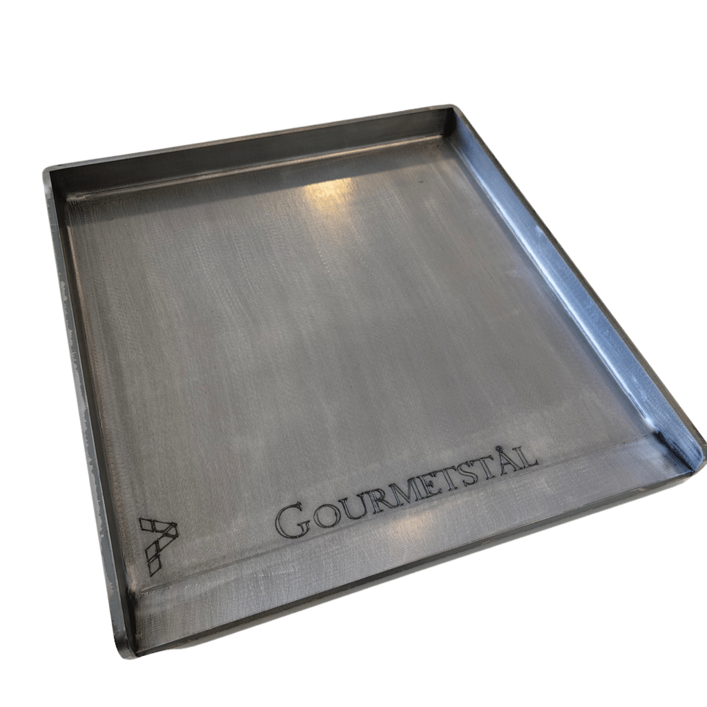 Stekbord Gourmetstål 38,5 x 34,5 x 3,5cm