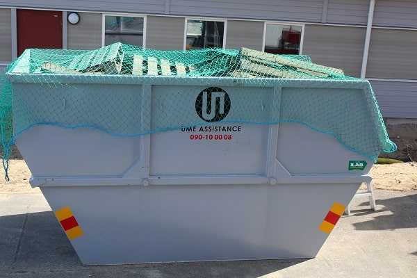 Containernät 3.0 m x 5.0 m, 55 mm PE, Diagonalmaska - Bild 2