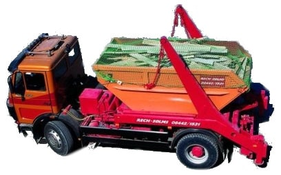 Containernät 4.0 m x 5.0 m, 80 mm PE, Fyrkantmaska