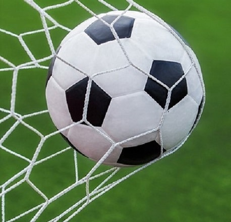 Fotbollsnät 5 m x 2 m 7-manna Vit 3 mm Spanien