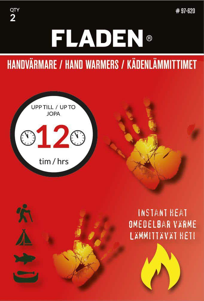Handvärmare 2p 5.5cm x 9.2cm