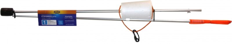 Flaggboj 2,4m 2 flaggor, med kontaktetikett