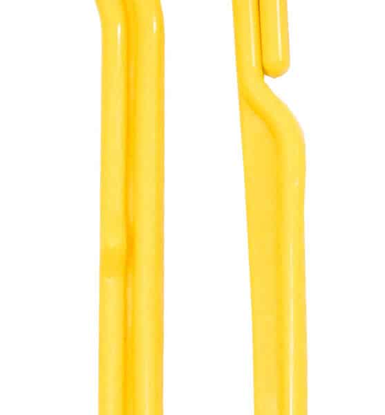 Snabbhake gul plast 95mm 4-pack. - Bild 1