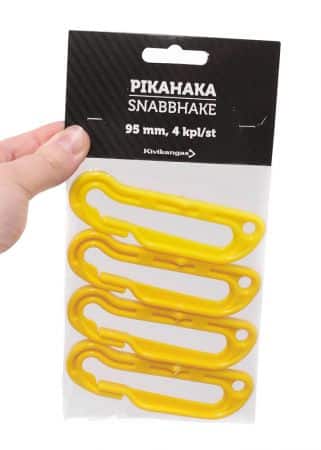 Snabbhake gul plast 95mm 4-pack. - Bild 2