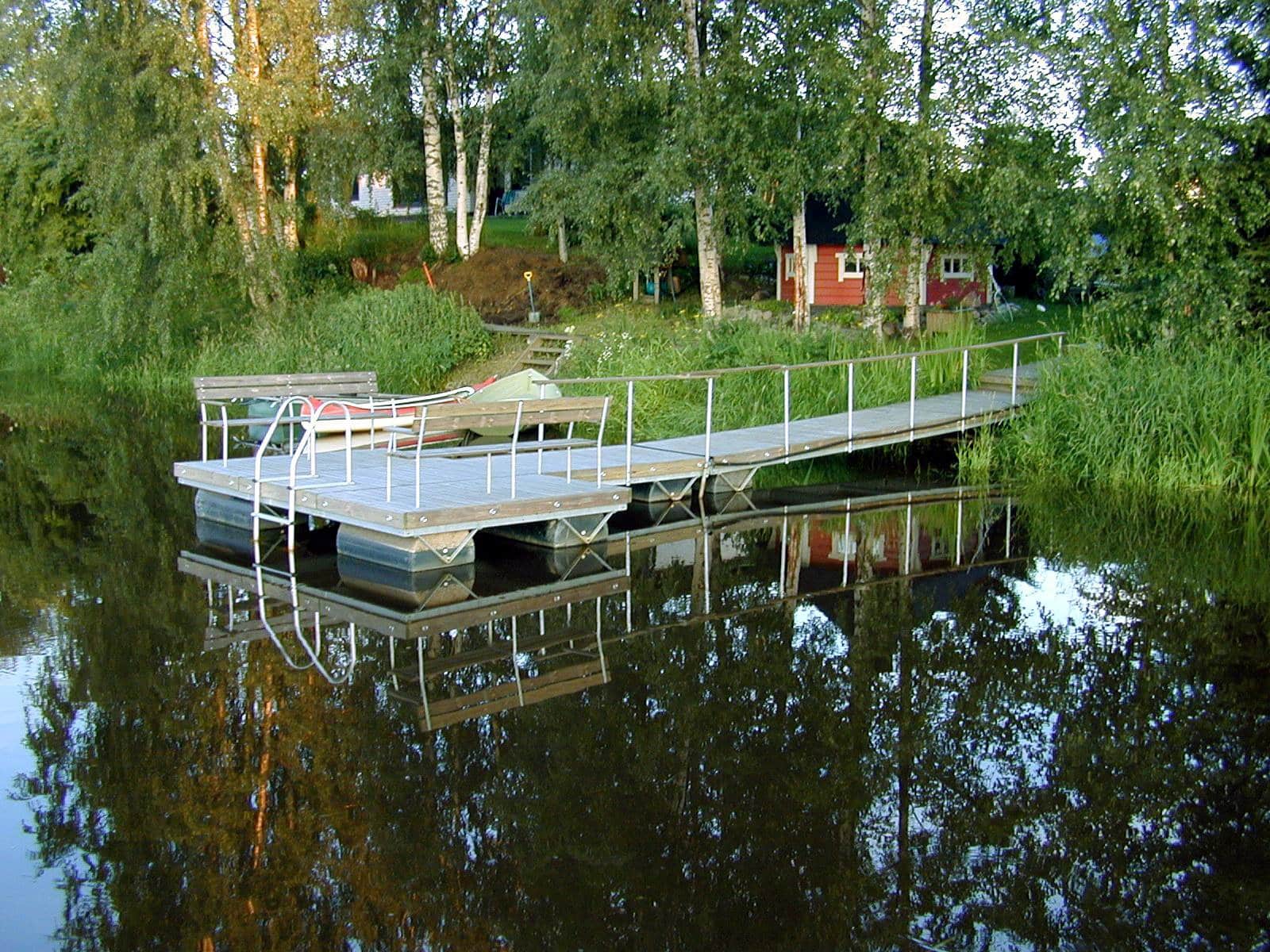 Brygga Rentukka DX 1-5-6, Landfäste Betong - Bild 2