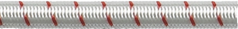 Gummilina 8 mm, Vit