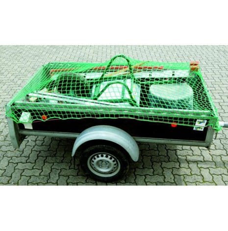 Släpvagnsnät/lastnät 1.5m x 2.2m med gummilina, 45mm