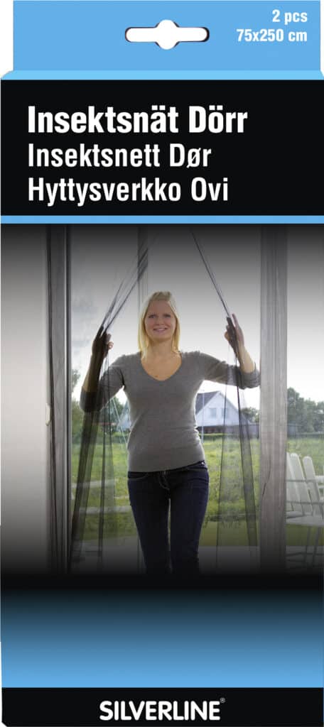 MYGGNÄT SILVERLINE FÖR DÖRR 75X250CM