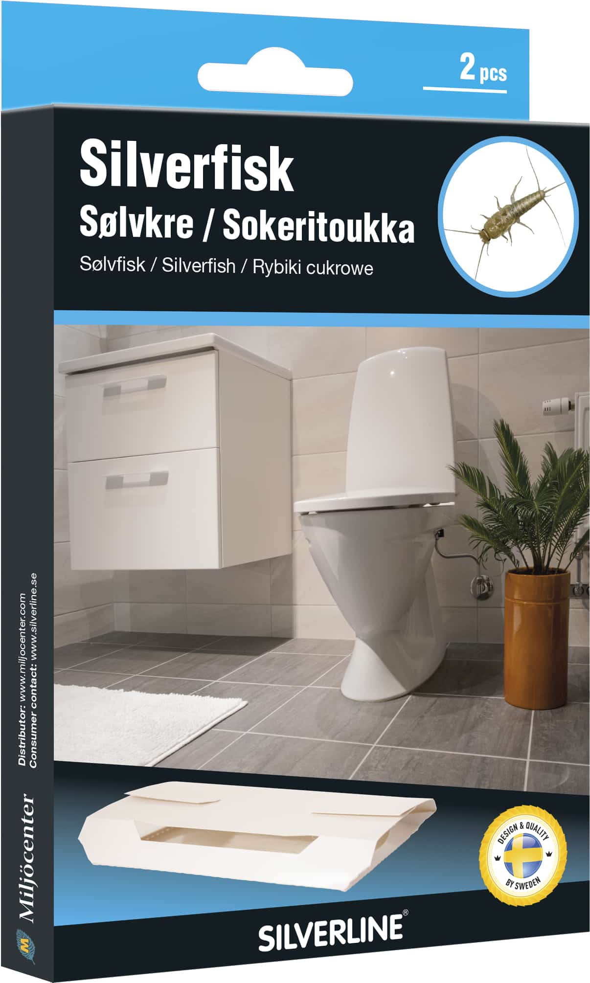 SILVERFISKFÄLLA SILVERLINE 2-PACK - Bild 1
